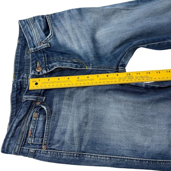 Y2K Joe's Jeans Mid Rise Women's Flared Leg Jeans Tricky Dark Wash Size 29W‎ - Picture 9 of 12